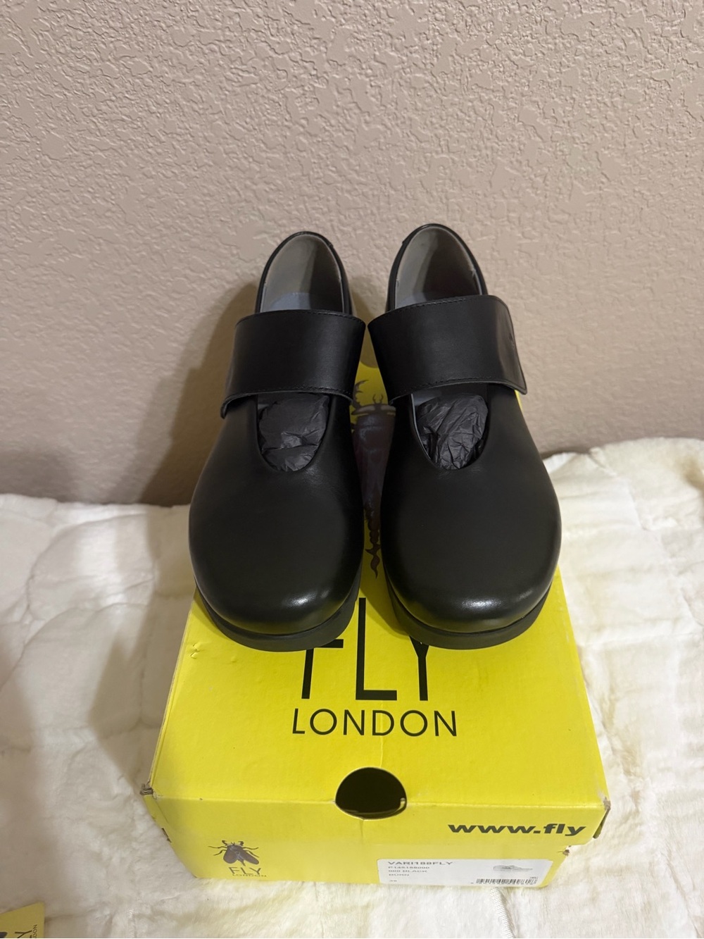 Fly London Vari Mary Jane Platform Wedge Pump - Retail $200-$230